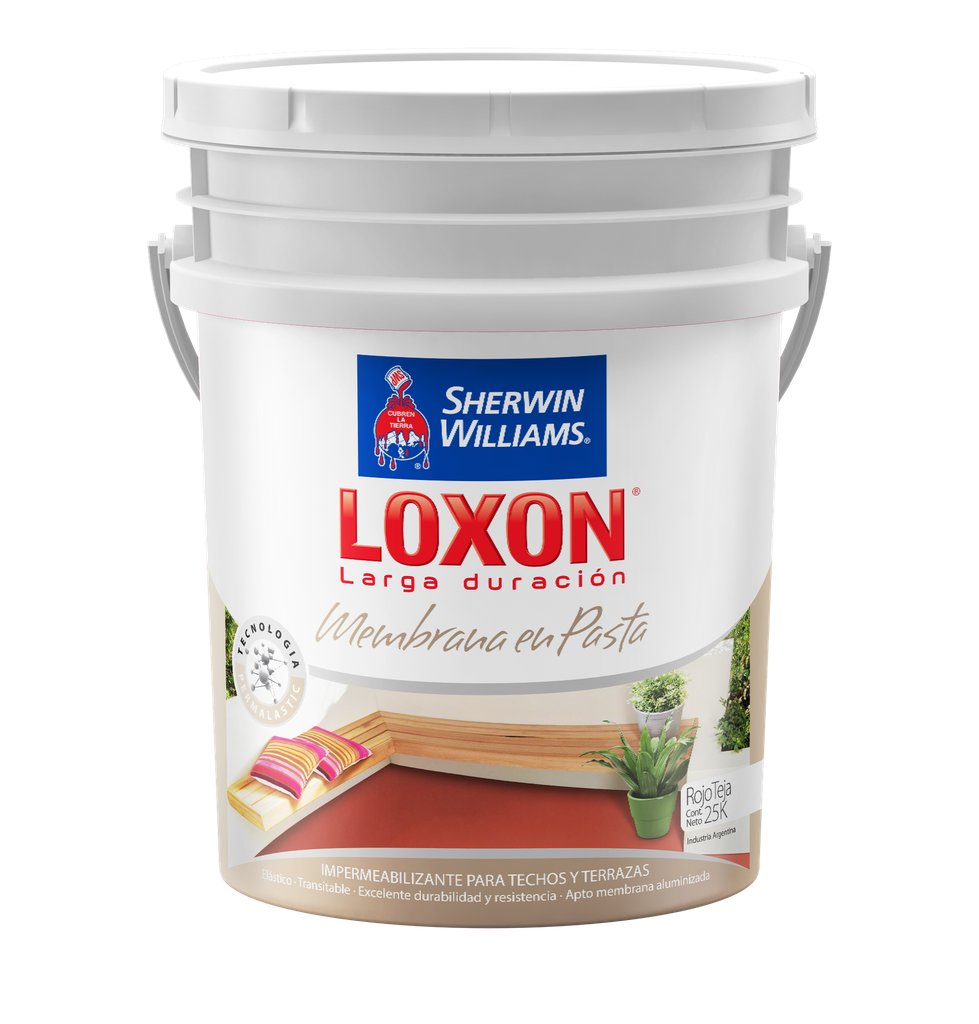 Loxon Membrana en Pasta Imp. R Teja 25 Kg