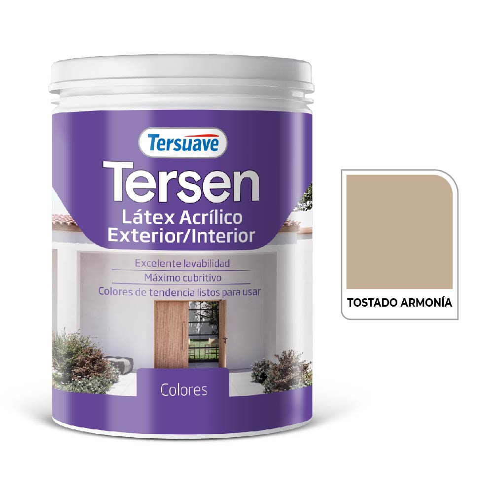 Latex Exterior-Interior Tersen Tosado Armonia 1 L