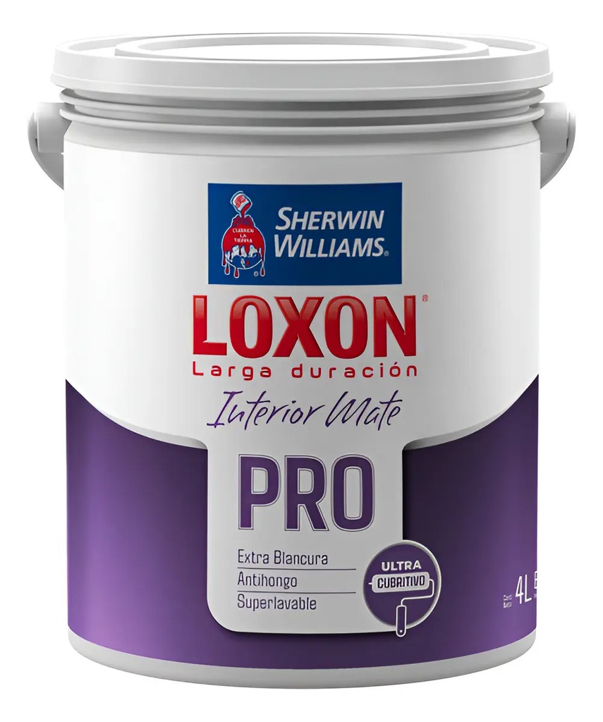 Loxon Pro Interior Blanco Mate 4 L
