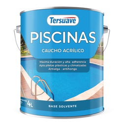 [7798018388380] Pileta Tersuave Caucho Blanco  4 L